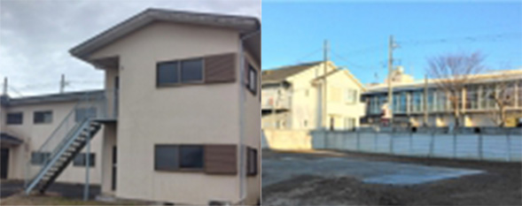 木造2階建　社員寮　解体