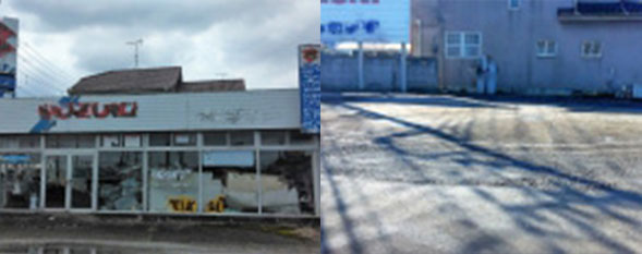 自動車ショールーム　解体